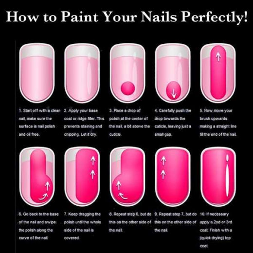 Nail Polish Application Rules Basic Tips Nail Art And Nail Designs Ideas